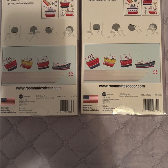 RoomMates Wall Decals NWT Great Gift Idea lot of 2 - Picture 4 of 4